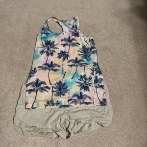 Old navy top 10-12 and children’s place shorts size 12